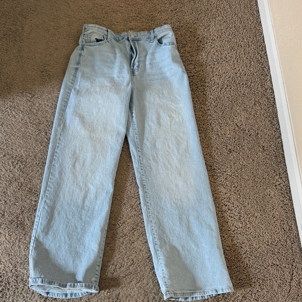 No Boundaries Light Blue Flare Jeans